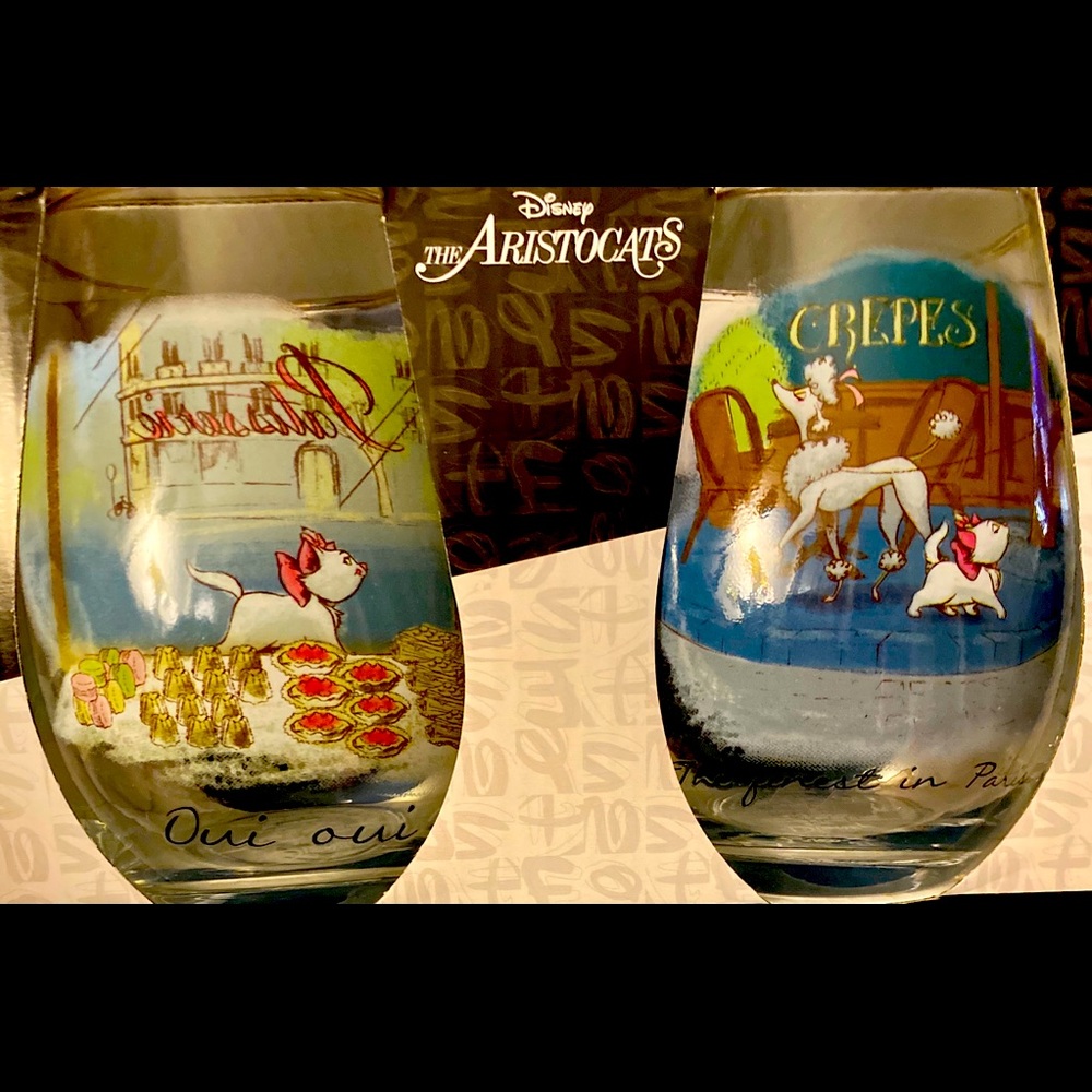 Disney Stemless Wine Glasses